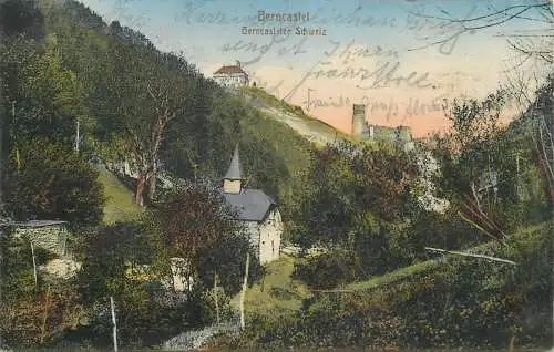 AK - Berncastel Berncasteler Schweiz versandt 1916