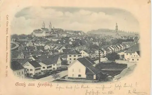 AK - Gruss aus Freising Panorama versandt 1899