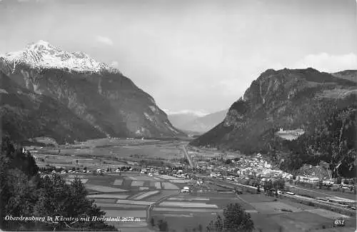 AK - Oberdrauburg in Kärnten mit Hochstadt versandt 1956