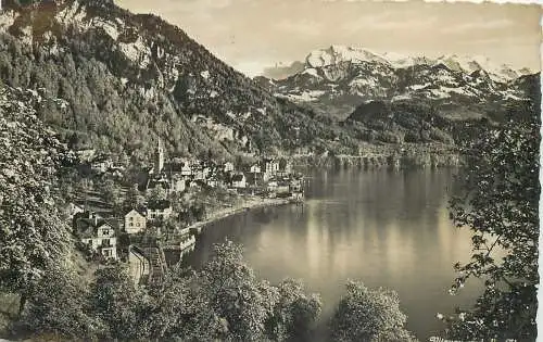 AK - Vitznau und die Alpen versandt 1937