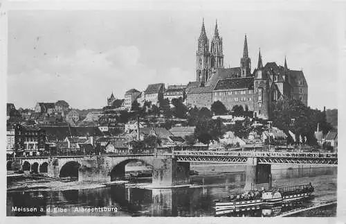 AK - Meissen an der Elbe Albrechtsburg versandt 1930