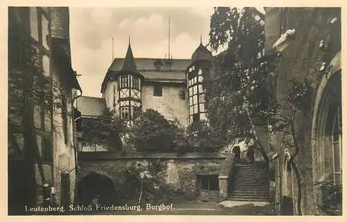 AK - Leutenberg Schloß Friedensburg Burghof nicht versandt