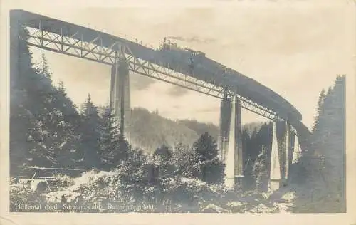 AK - Höllental (bad. Schwarzwald) Ravennaviadukt versandt 1926
