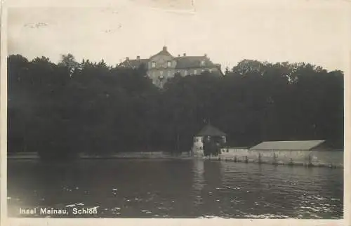 AK - Insel Mainau Schloß versandt