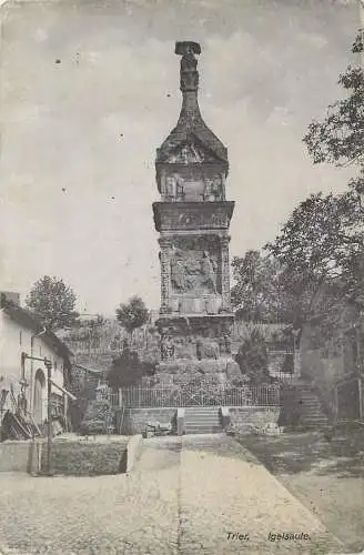 AK, Trier - Igelsäule - Gasthaus zum Kurfürsten Balduin