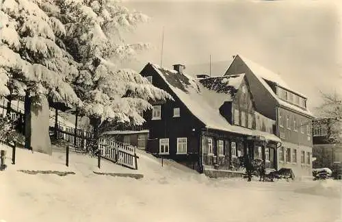 AK - Klingenthal im Vogtland Sachsen, Aschbergschänke, Winter