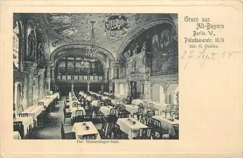 AK - Gruss aus Gasthaus Alt Bayern Berlin Potsdamerstr. 10/11