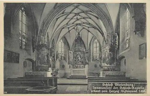 AK - München Schloß Blutenburg Innenansicht der Schloss Kapelle
