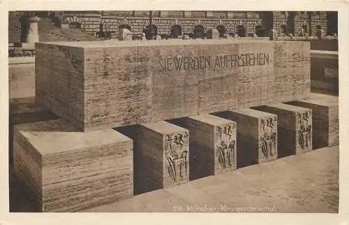 AK - München Kriegerdenkmal 1929 nicht versandt