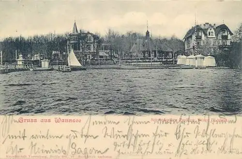 AK - Gruss aus Wannsee Schwedischer Pavillon Franz Eberlein