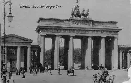 AK - Berlin Brandenburger Tor Feldpost 1915