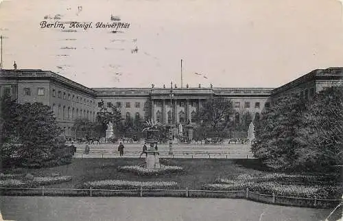 AK - Berlin Königl. Universität Humboldt Universität zu Berlin Feldpost 1916