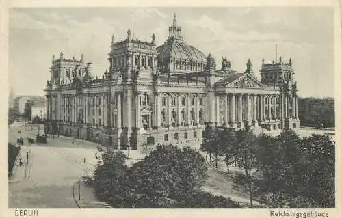 AK - Berlin Reichstagsgebäude nicht versandt 1930