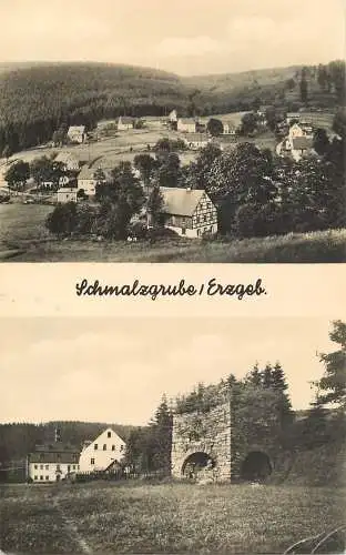 AK - Schmalzgrube / Erzgebirge versandt 1960