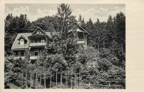 AK - "Haus Tolle" Bad Suderode Harz Brinkstr. 42 versandt 1954