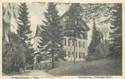 AK, Friedrichroda in Thüringen - Sanatorium, 1939