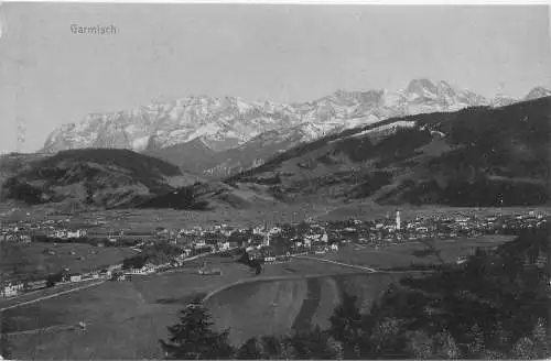AK - Panorama Garmisch Partenkirchen nicht versandt 1907