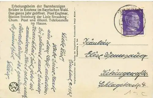 AK - Kostenz Erholungsheim versandt 1942