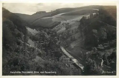 AK - Katzhütte Thüringer Wald Blick vom Rosenberg versandt 1934