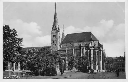 AK - Augsburg Dom nicht versandt