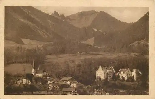 AK - Brannenburg Ortsansicht versandt 1927