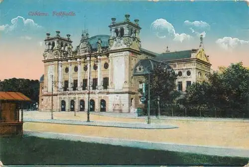 AK - Koblenz Festhalle Feldpost versandt 1916