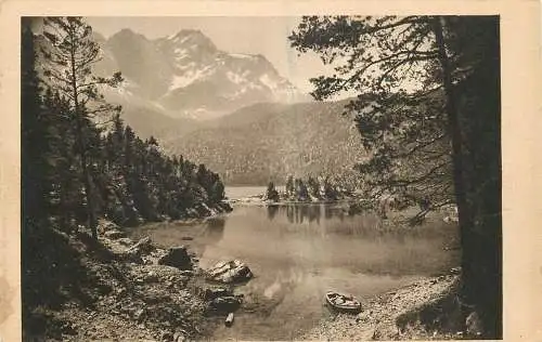 AK - Eibsee mit Zugspitze nicht versandt