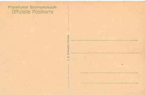 AK - Frankfurter Goethemuseum Museumsgebäude