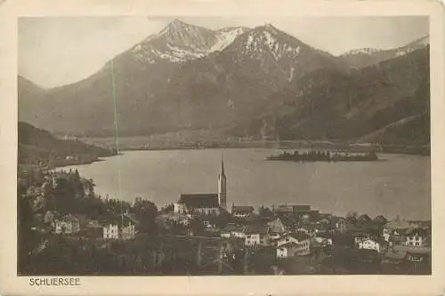 AK - Schliersee Bayr. Alpen versandt 1916