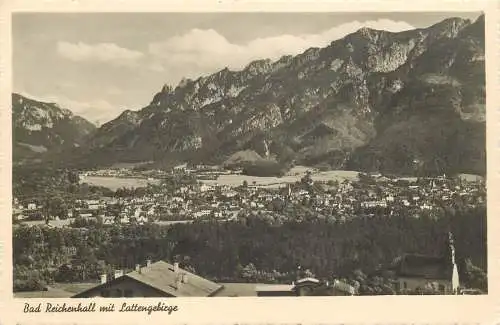 AK - Bad Reichenhall mit Lattengebirge versandt 1938