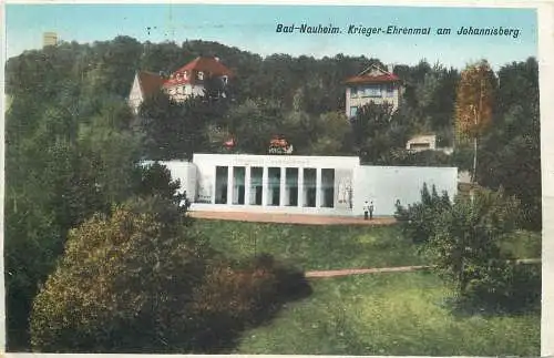 AK - Bad Nauheim Krieger Ehrenmal am Johannisberg