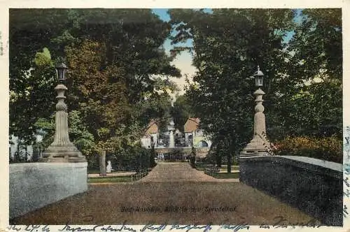 AK - Bad Nauheim Blick in den Sprudelhof 100 Jahre versandt 1935