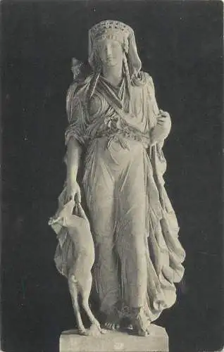 AK - Antike Skulptur in der Münchener Glyptothek versandt 1922