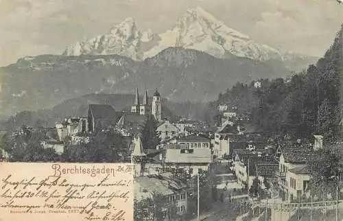 AK - Berchtesgaden Rommler & Jonas Dresden versandt 1905