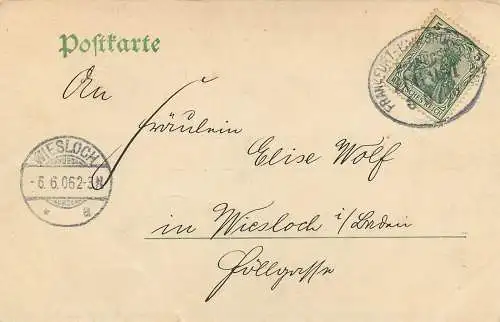 AK - Freiburg i. Br. Schwabentor versandt 1906