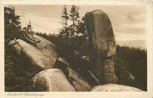 AK - Nusshardt Fichtelgebirge Schneebergzug Gasthof Stempel