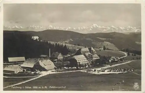 AK - Feldberg im Schwarzwald Feldbergerhof versandt 1933 Friedrich der Große