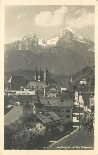 AK - Berchtesgaden mit Watzmann versandt 1942