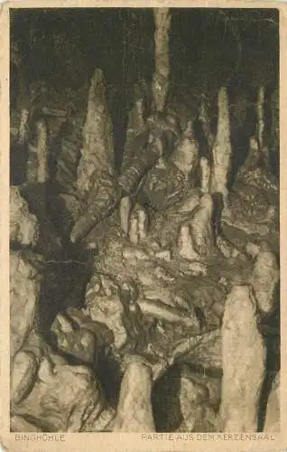 AK - Binghöhle Partie aus dem Kerzensaal versandt 1921