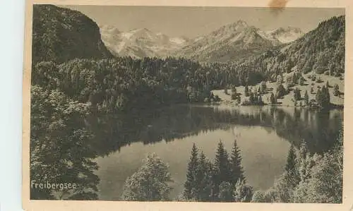 AK - Freibergsee bei Oberstdorf versandt