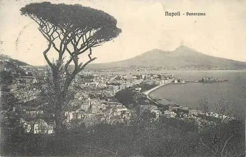 AK - Napoli Panorama versandt Neapel