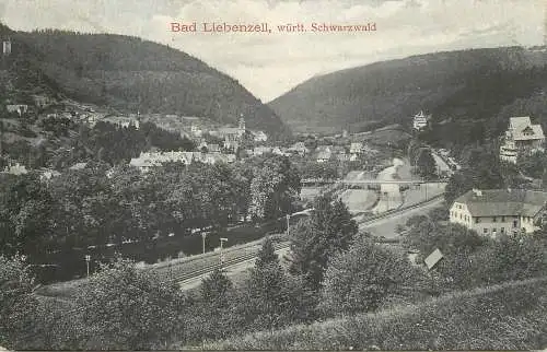 AK - Bad Liebenzell, württ. Schwarzwald versandt 1913