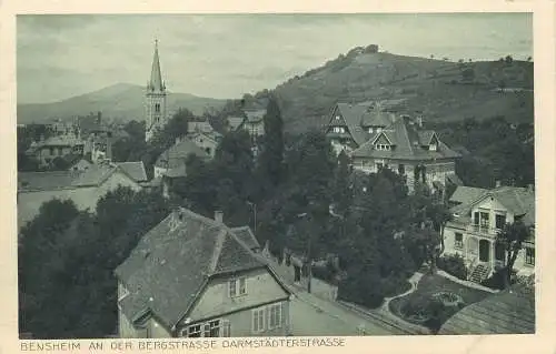 AK - Bensheim an der Bergstraße Darmstädterstraße nicht Versandt