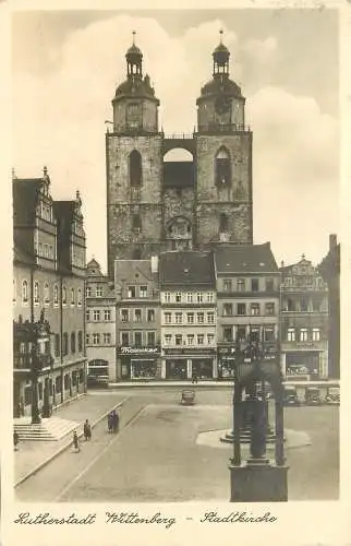 AK - Lutherstadt Wittenberg - Stadtkirche versandt 1939