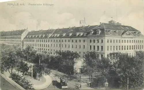 AK - Halle a. S. Franke ´sche Stiftungen versandt 1906