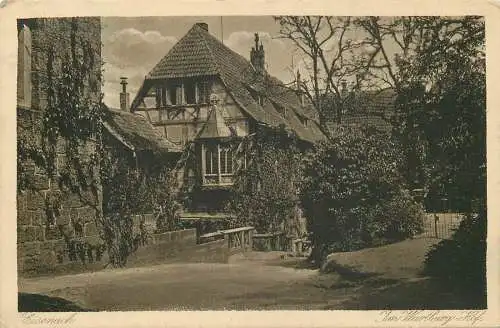AK - Eisenach im Wartburg - Hof versandt 1919