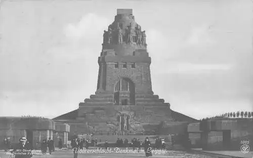 AK - Leipzig Völkerschlachtdenkmal versandt 1913