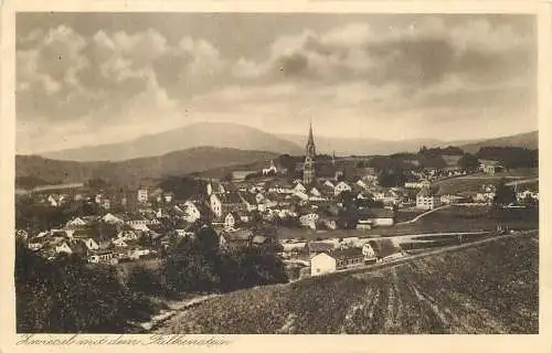 AK - Zwiesel mit dem Falkenstein Bayerischer Wald 1929