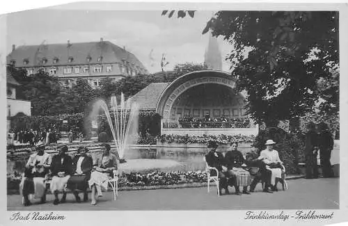 AK - Bad Nauheim Trinkkuranlage Frühkonzert versandt 1941