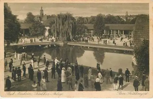 AK - Bad Nauheim Trinkkuranlage Frühkonzert versandt 1943